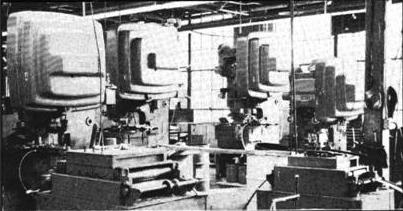 punch press production area